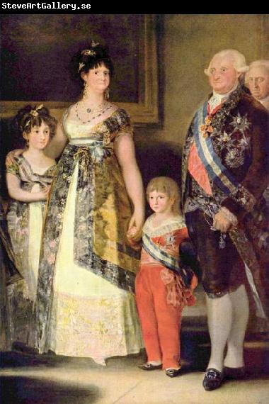 Francisco de Goya Portrat der Familie Karls IV., Detail